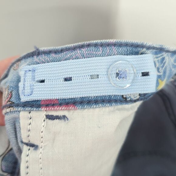 The Children's Place Girl's Skimmer Unicorn Light Wash Jean Shorts Size 16 NWT - Picture 8 of 8